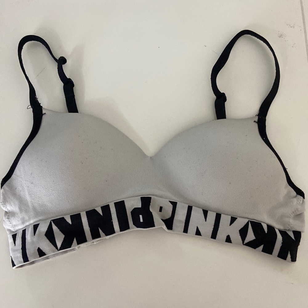 Pink wireless bra